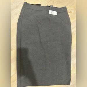 Ann Taylor Charcoal Gray Pencil Skirt